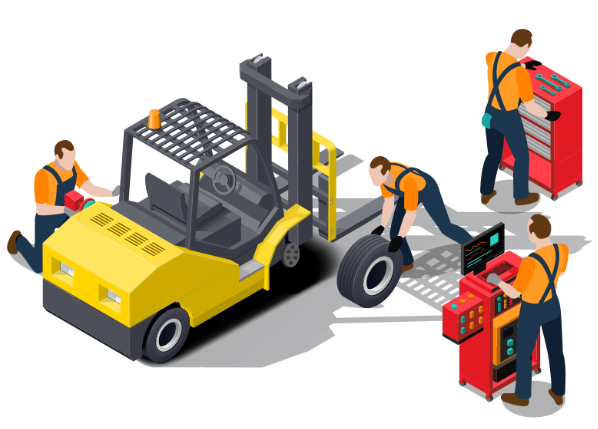 Sửa chữa xe nâng chuyên nghiệp - uy tín - nhanh chóng